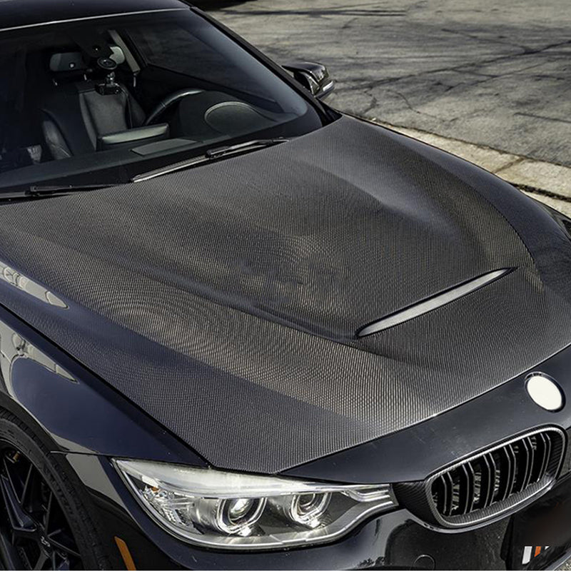 BMW F32 F33 F36 4ERIES GTS Style Carbon Fibre Hood Bonnet