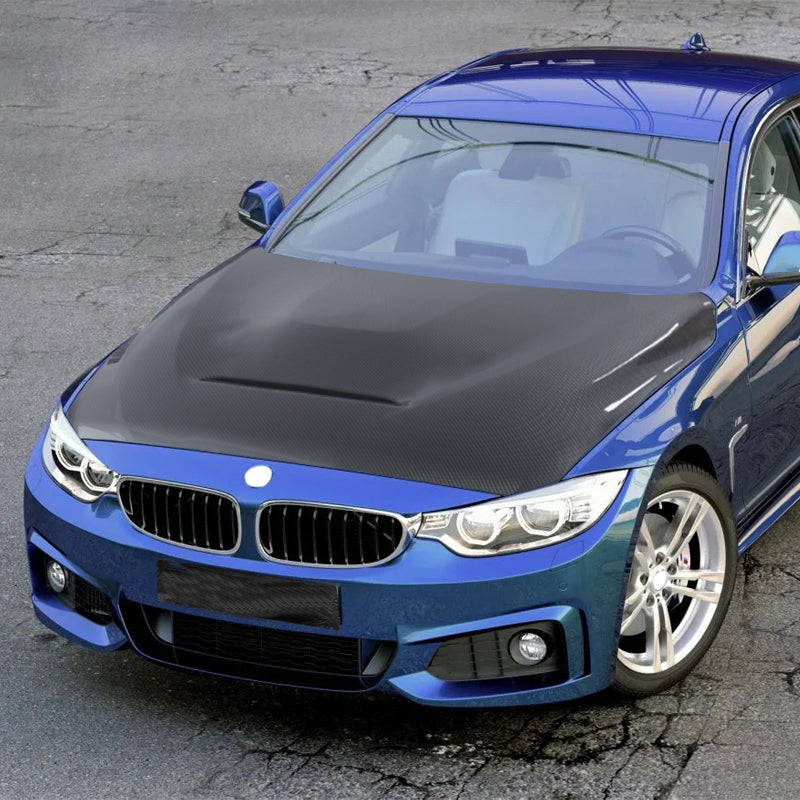 BMW F32 F33 F36 4ERIES GTS Style Carbon Fibre Hood Bonnet