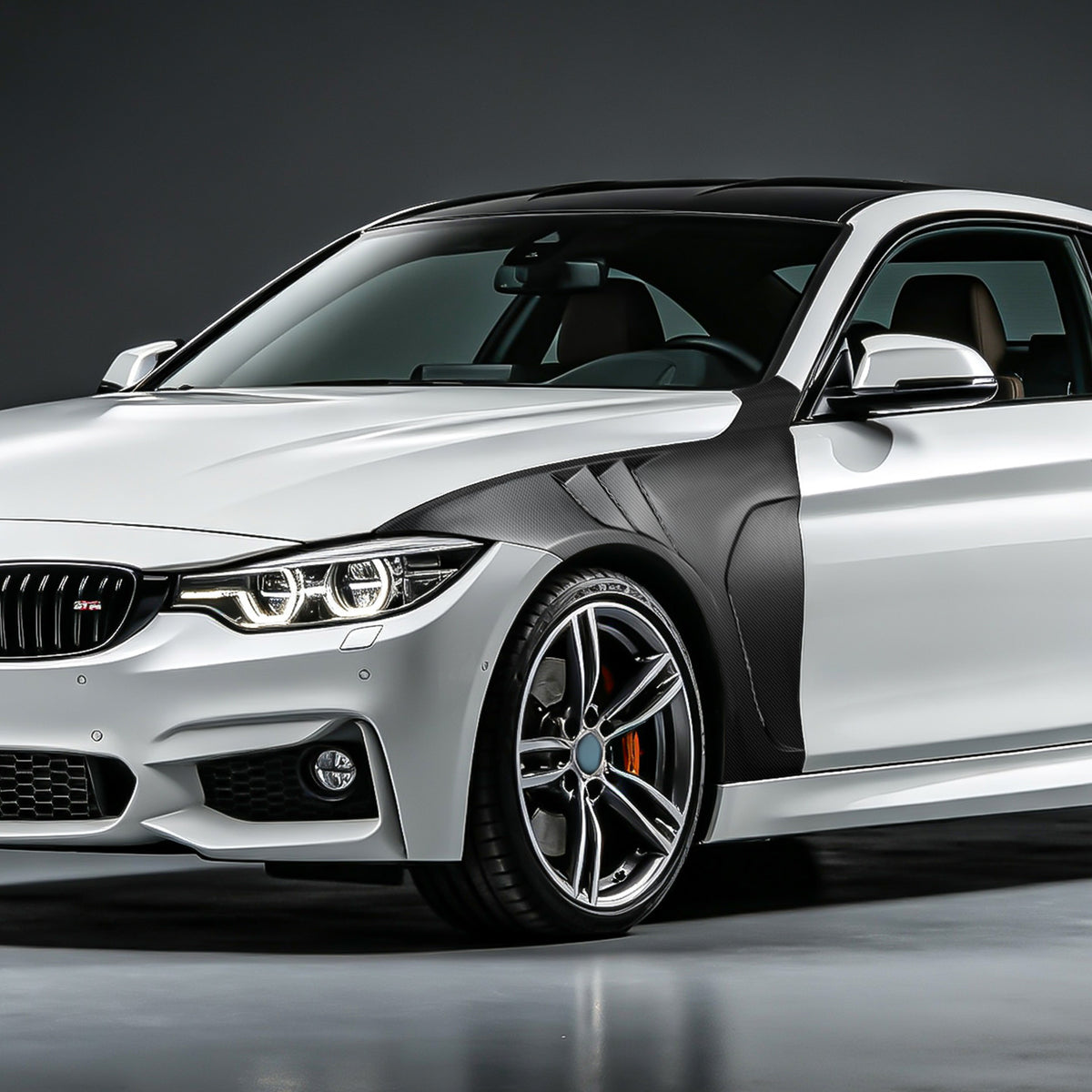 BMW  F32 F33 F36 4SERIES Carbon Fiber Fender Vented 2013-2019