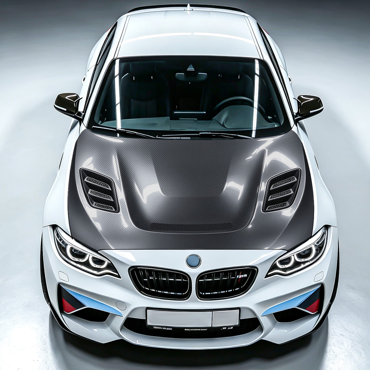 BMW 1SERIES 2SERIES F20/F23/F87(M2） Carbon Fiber Bonnet Hood Vented
