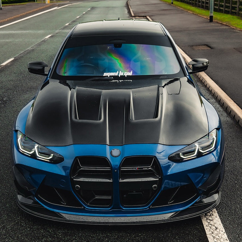 BMW  G80 M3 G82 M4 Carbon Fiber Bonnet Hood Vented