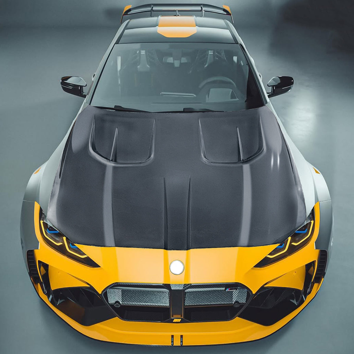 BMW  G80 M3 G82 M4 Carbon Fiber Bonnet Hood Vented
